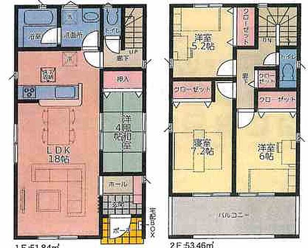 御津町苅屋戸建2 1｜兵庫県たつの市御津町苅屋(賃貸一戸建4LDK・1階・105.30㎡)の写真 その2