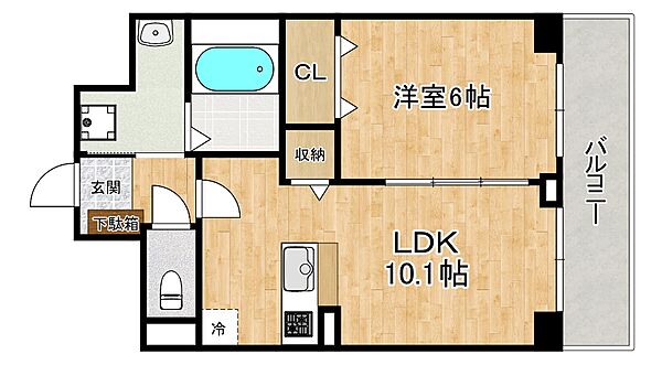 クラシェス深江 1002｜兵庫県神戸市東灘区深江本町3丁目(賃貸マンション1LDK・10階・40.03㎡)の写真 その2