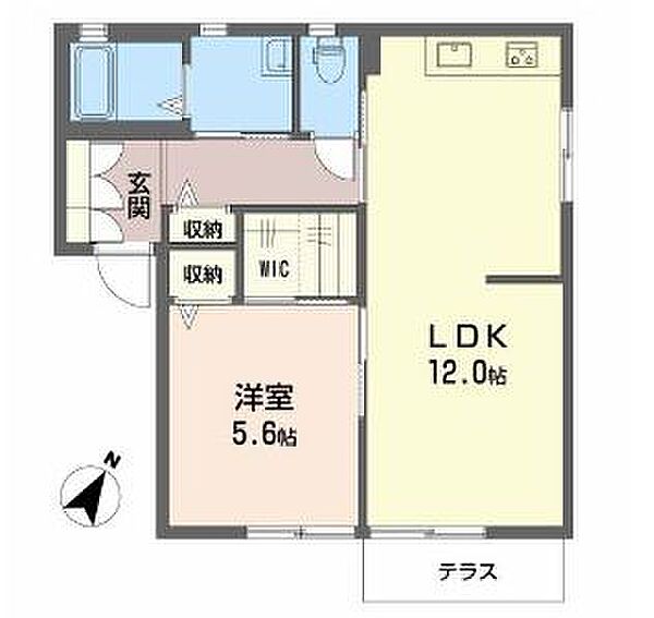 フォーレスタカオカ 102｜兵庫県加東市下滝野2丁目(賃貸アパート1LDK・1階・43.00㎡)の写真 その2