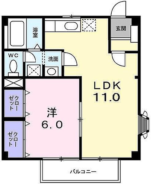 エナール北 101｜兵庫県神戸市垂水区下畑町(賃貸アパート1LDK・1階・40.57㎡)の写真 その2