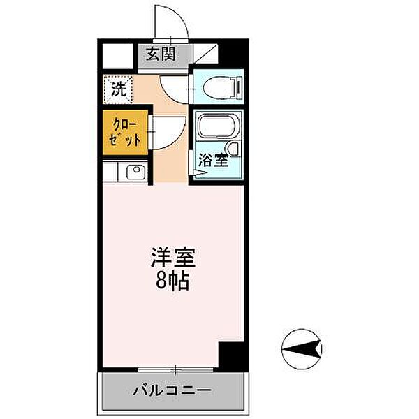 土井ハイツ北条口 201｜兵庫県姫路市北条口3丁目(賃貸マンション1R・2階・24.05㎡)の写真 その2