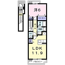 プラーチド2 202 ｜ 兵庫県加東市社（賃貸アパート1LDK・2階・45.68㎡） その2