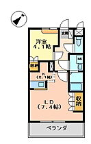 フローリィ・パルク・ヴィーブル 201 ｜ 兵庫県姫路市飾磨区中島（賃貸アパート1LDK・2階・36.00㎡） その2