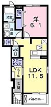 メイフラワーII 101 ｜ 兵庫県明石市大久保町西脇（賃貸アパート1LDK・1階・44.18㎡） その2