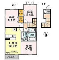 リュミエールｍ＆ｙＢ棟 202 ｜ 兵庫県姫路市飾磨区阿成植木（賃貸アパート3LDK・2階・63.37㎡） その2