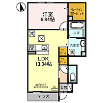 アルコバレーノ 106 ｜ 兵庫県姫路市苫編（賃貸アパート1LDK・1階・49.59㎡） その2