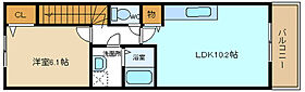 コゥジィーコート 205 ｜ 兵庫県姫路市阿保（賃貸アパート1LDK・2階・41.61㎡） その2