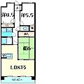 プラザハイツ二ツ屋D棟4階6.8万円
