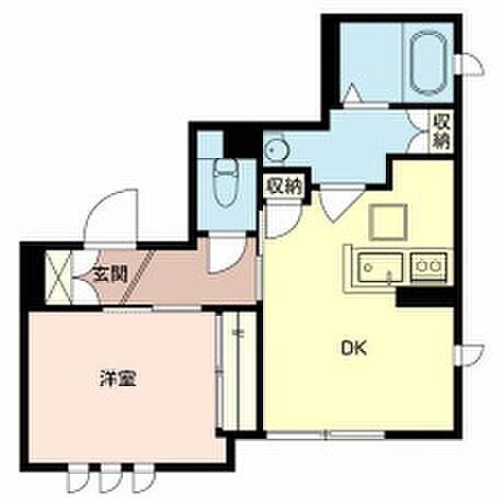 兵庫県神戸市垂水区瑞穂通(賃貸アパート1DK・1階・33.59㎡)の写真 その2