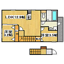 兵庫県明石市二見町東二見（賃貸アパート2LDK・2階・48.63㎡） その2