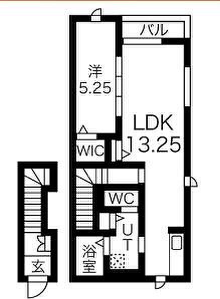 兵庫県加古川市別府町元町(賃貸アパート1LDK・2階・50.01㎡)の写真 その2