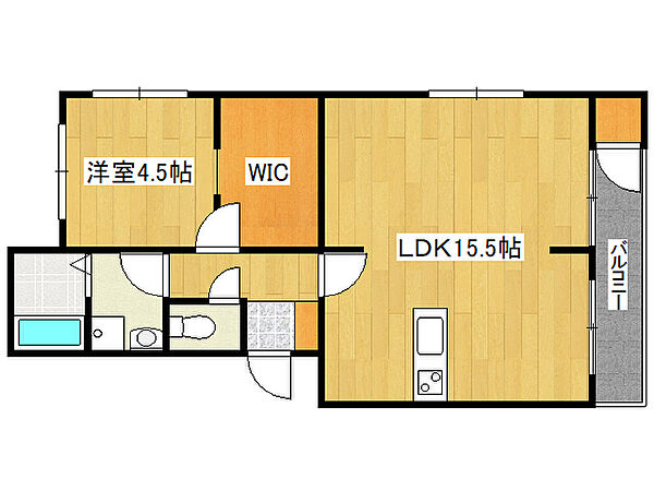 兵庫県神戸市垂水区塩屋台1丁目(賃貸マンション1LDK・1階・54.30㎡)の写真 その2