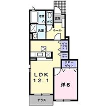 兵庫県加東市社（賃貸アパート1LDK・1階・45.72㎡） その2