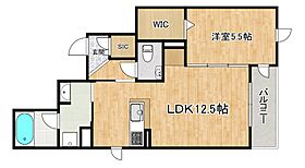 兵庫県神戸市東灘区岡本5丁目（賃貸マンション1LDK・2階・47.09㎡） その2