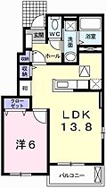 兵庫県たつの市揖西町土師4丁目（賃貸アパート1LDK・1階・45.89㎡） その2