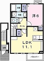 兵庫県姫路市西今宿8丁目（賃貸アパート1LDK・2階・46.09㎡） その2