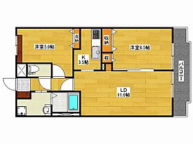 兵庫県姫路市広畑区西蒲田（賃貸アパート2LDK・1階・60.00㎡） その2