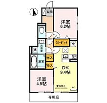 兵庫県たつの市揖西町土師2丁目（賃貸アパート2LDK・1階・50.27㎡） その2