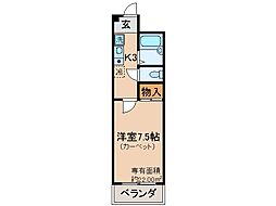 間取図画像 1K