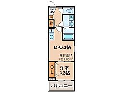 間取図画像 1DK