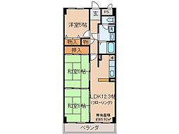 メソン・トワ 3LDKの間取図画像