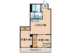 物件の間取り