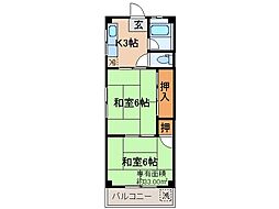 間取図画像 2K