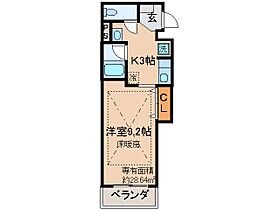 京都府城陽市寺田正道（賃貸マンション1K・3階・28.64㎡） その2