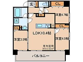 京都府京都市山科区大塚中溝（賃貸マンション3LDK・5階・54.00㎡） その2