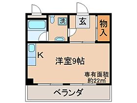 京都府京都市伏見区醍醐中山町（賃貸マンション1R・3階・22.00㎡） その2