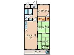 京都府京都市山科区椥辻池尻町（賃貸マンション3LDK・3階・56.70㎡） その2