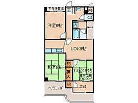 京都府京都市山科区東野北井ノ上町（賃貸マンション3LDK・6階・60.30㎡） その2