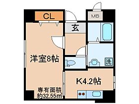 京都府宇治市宇治弐番（賃貸マンション1K・3階・32.55㎡） その2