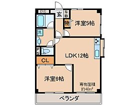 京都府京都市伏見区下鳥羽中円面田町（賃貸マンション2LDK・1階・48.00㎡） その2