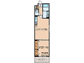 京都府城陽市寺田北東西（賃貸アパート1LDK・3階・40.35㎡） その2