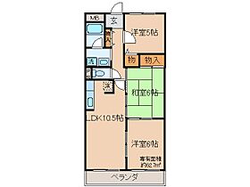 京都府京都市山科区竹鼻竹ノ街道町（賃貸マンション3LDK・3階・62.70㎡） その2