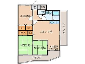 京都府京都市伏見区桃山町泰長老（賃貸マンション3LDK・7階・61.42㎡） その2