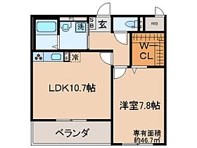 京都府京都市山科区西野小柳町（賃貸アパート1LDK・1階・46.70㎡） その2