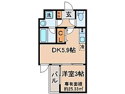 間取図画像 1DK