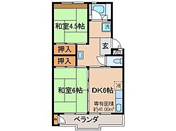 間取図画像 2DK
