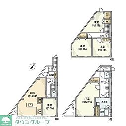 浅間町戸建 2階5LDKの間取り