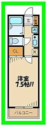 グランシャリオ 1Kの間取図画像