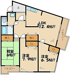 物件の間取り