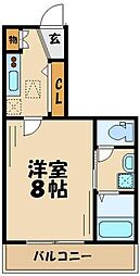 RANSELB 1Kの間取図画像