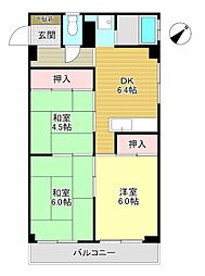 末広ビル 3DKの間取図画像