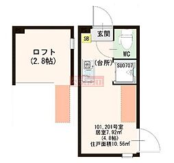 間取図画像 ワンルーム