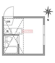 ライフピアロベリア ワンルームの間取図画像