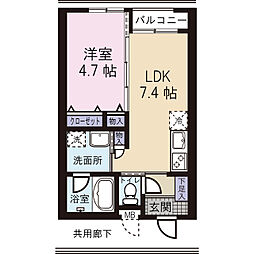 間取図画像 1DK