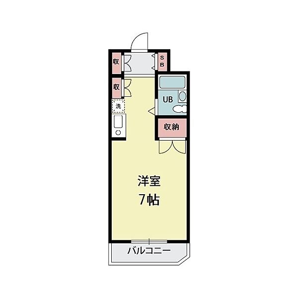 コアクレスト浦和 205｜埼玉県さいたま市緑区原山2丁目(賃貸マンション1R・2階・23.49㎡)の写真 その2