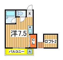 ハイツ奥山 202 ｜ 千葉県流山市西初石4丁目（賃貸アパート1R・2階・17.39㎡） その2